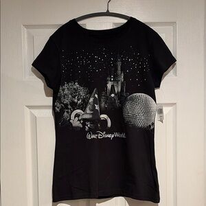 Disney Black and White Graphic Tee